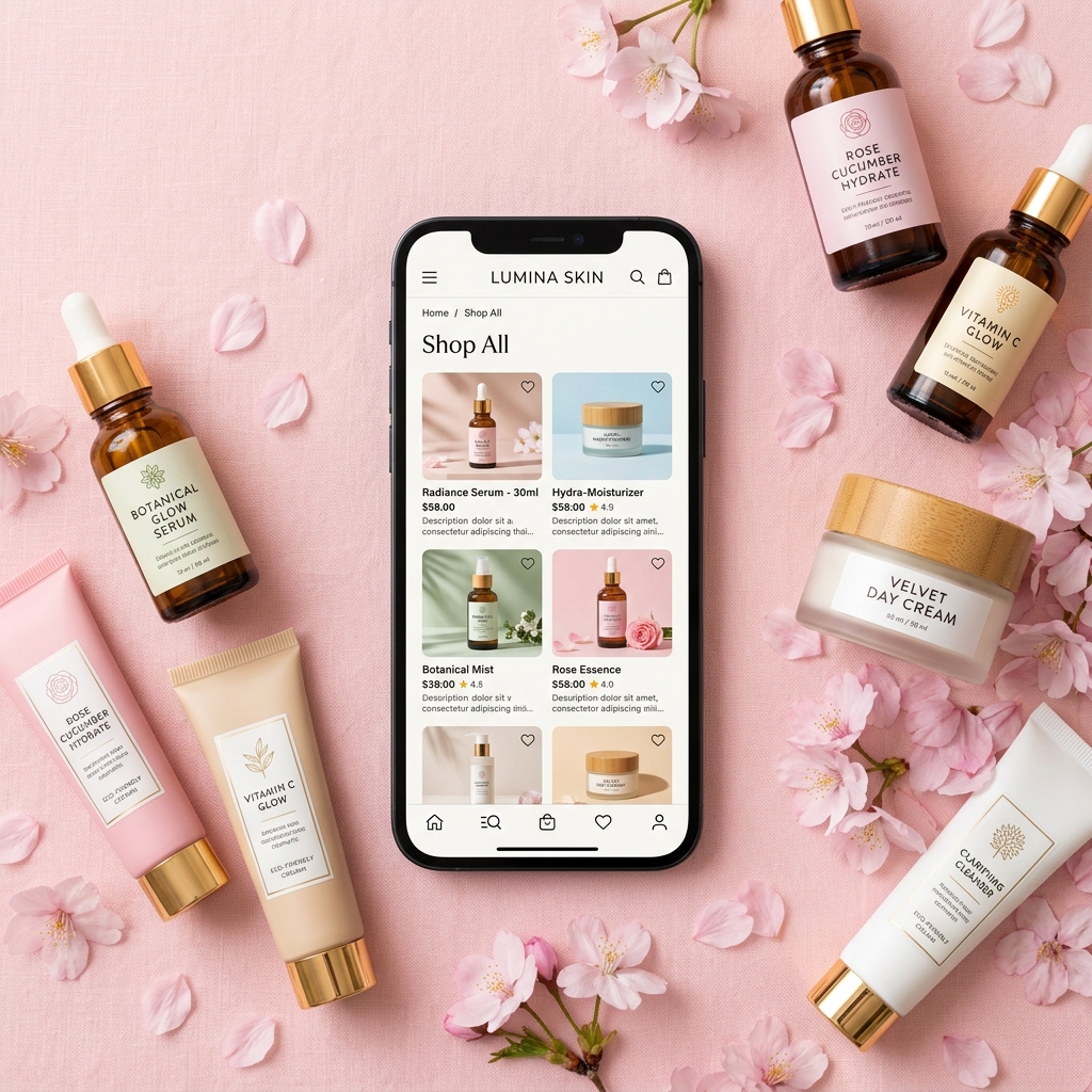 Step Skincare Mockup